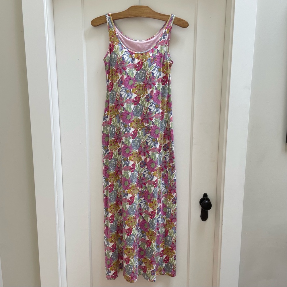 Uniqlo floral print long summer dress